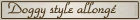 Les positions doggy style allongé [les levrettes]